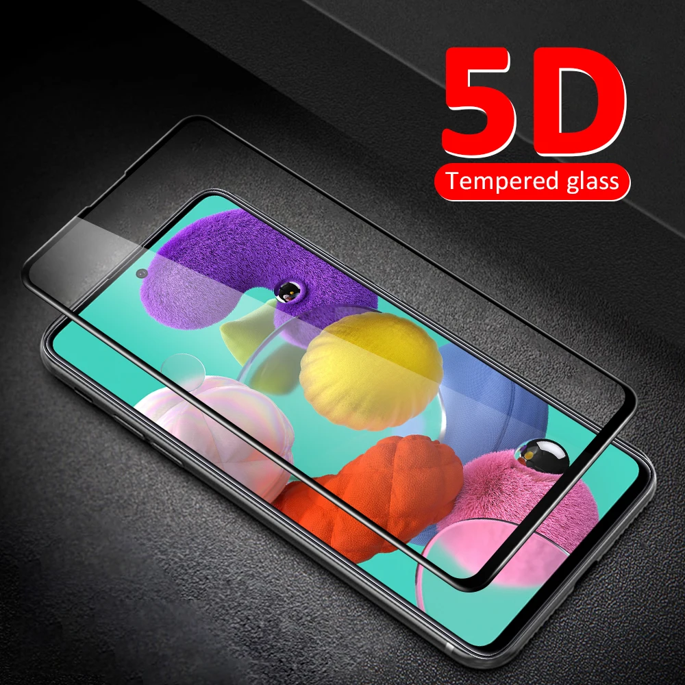 Защитное стекло 5D для Samsung Galaxy A50 A51 A91 A70 A71 A30 A20 A10 S | Мобильные телефоны и