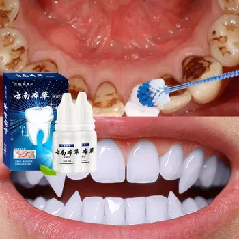 

Herb Teeth Whitening Essence Oral Cleansing Oral Hygiene Serum Effectively Removes Tartars Plaque Stains Dental Tools Care