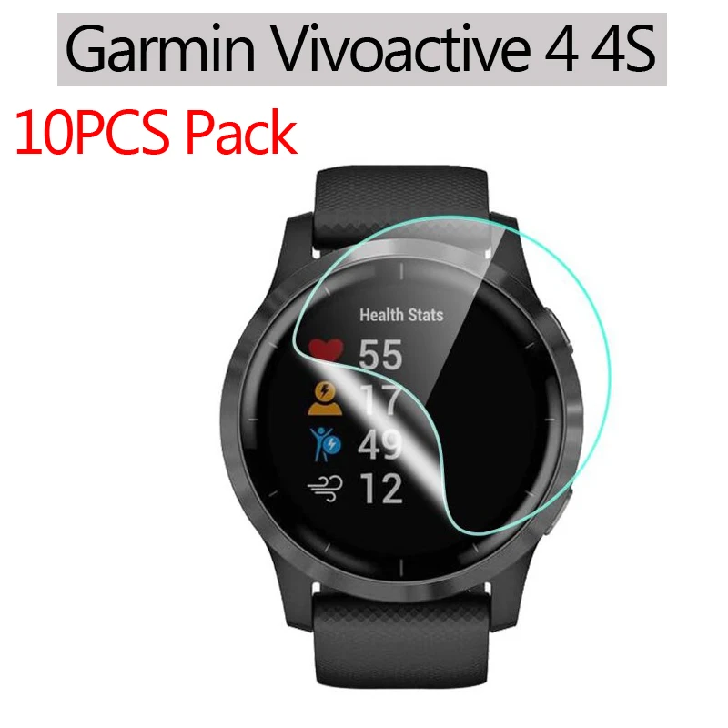 

10 шт. в упаковке для garmin vivoactive 4 4s защитная пленка из ТПУ мягкая защитная пленка водонепроницаемая/устойчивая к царапинам Защитная пленка для vivoactive4