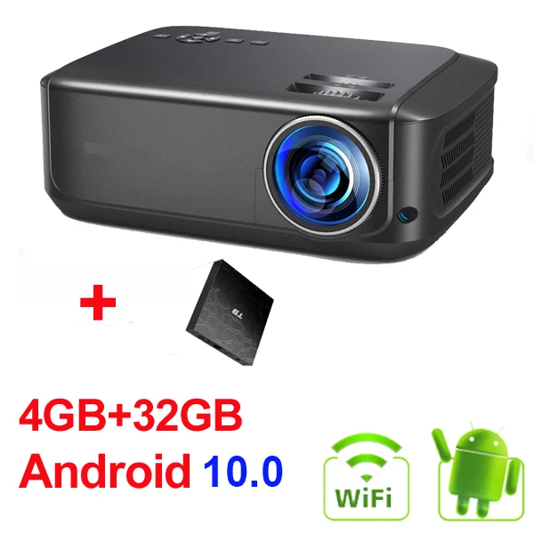 rca projector WZATCO T59 Full HD 1920x1080 LED Projector Smart Wifi android 10.0 Options for Home Theater Video Portable Beamer Proyector hd projector Projectors