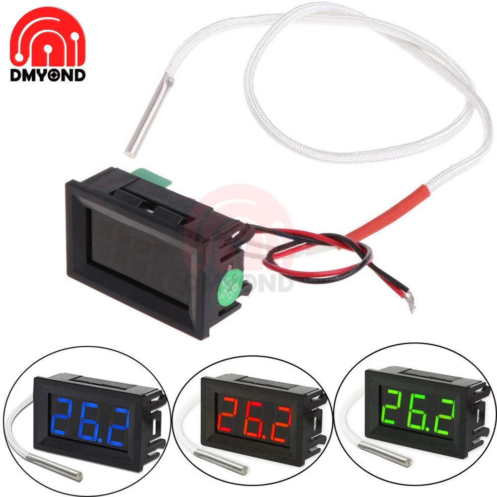 XH-B310 DC Digital Tube LED Display Thermometer 12V Temperature Meter K-type R06 Stick Thermocouple Tester -30~800 Thermograph |