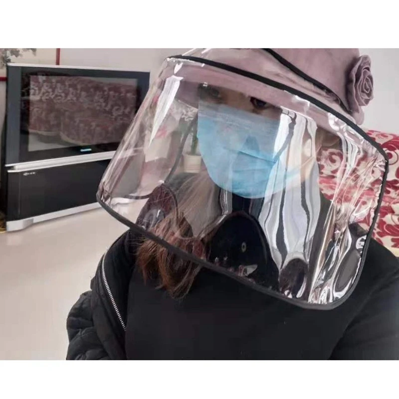 

Transparent Protective Safety Mask Anti-Fog Mask Splash Oil-Splash Proof Full Face Mask Protect Shield Anti-UV Anti-Shock