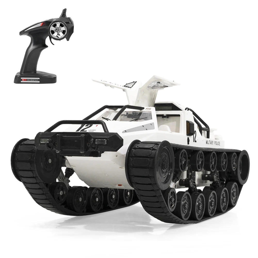 1/12 2 4 ГГц Электрический Caterpillar Р/У танки 360 ° вращающийся пульт дистанционного