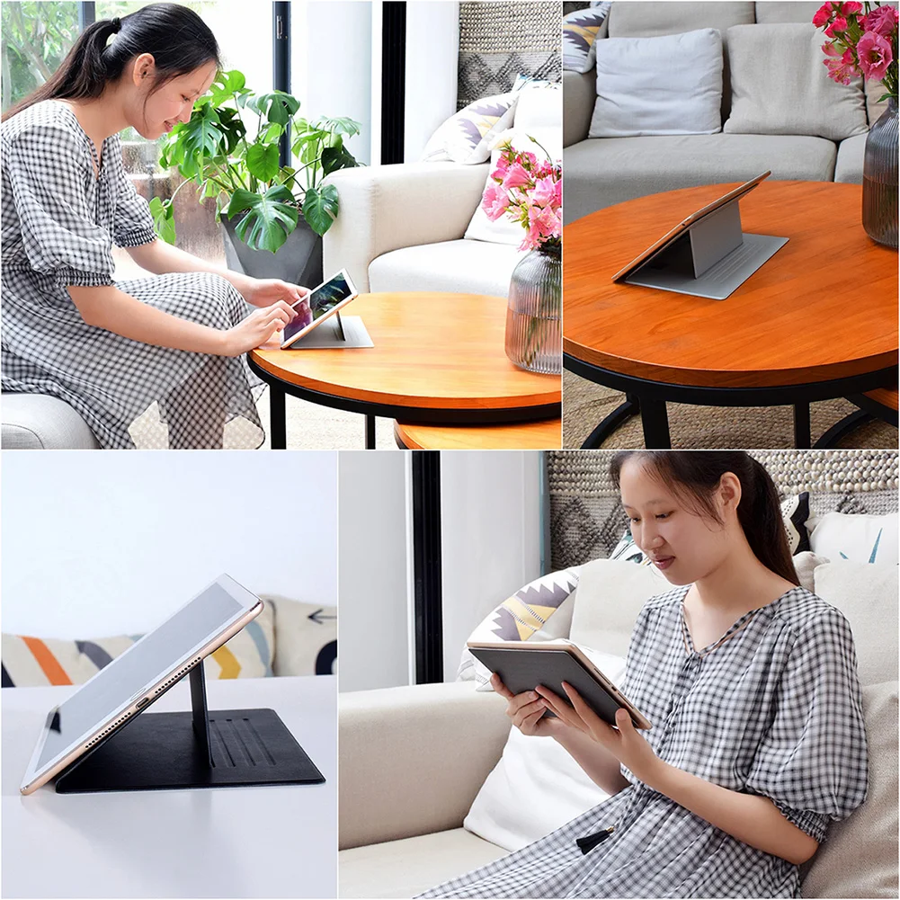 Adjustable Laptop Stand Laptop Pad Invisible Stands Folding Bracket Portable Tablet Holder for iPad MacBook Laptops