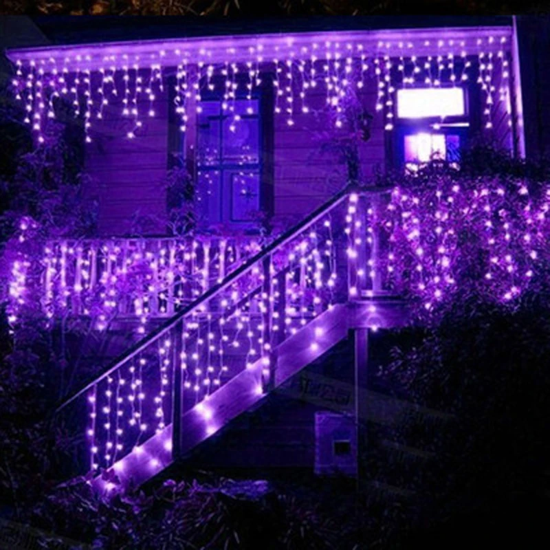 Christmas Lights Purple