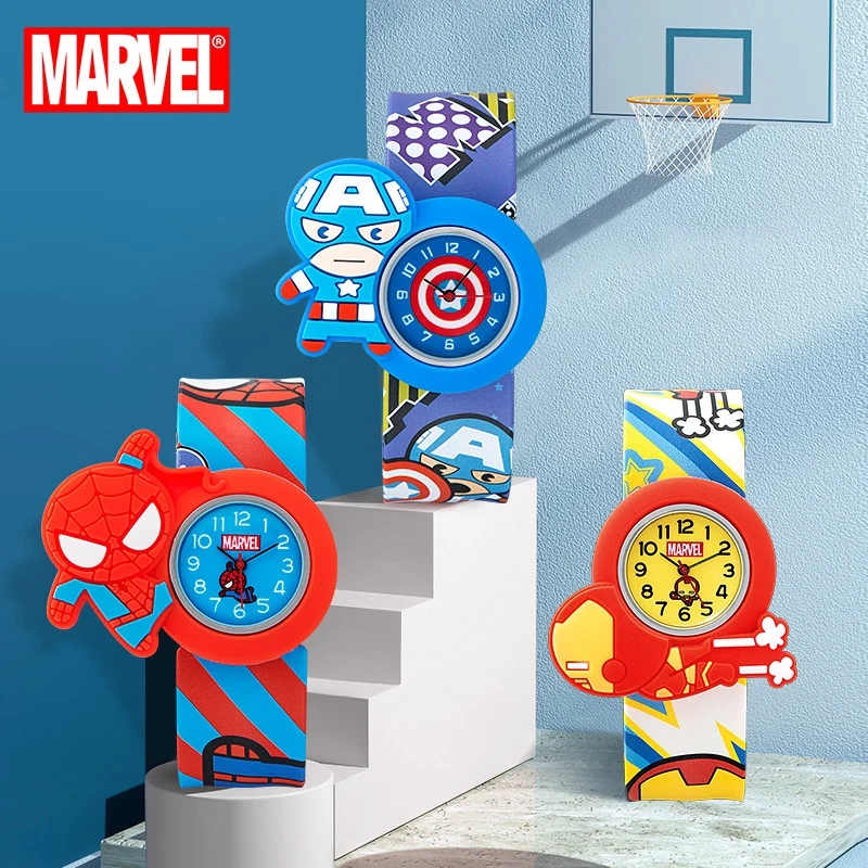 Часы MARVEL Мстители супер герой для подростков модные железные мужские