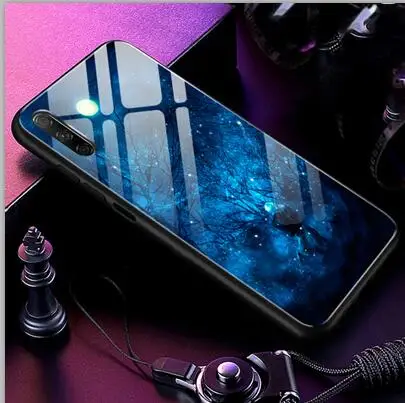 Серый Закаленное Стекло чехол для Huawei Honor 9 X 9x Мягкая силиконовая накладка на заднюю панель для Huawei Honor 9X9 x звездным узором защитный чехол для телефона - Цвет: Серый