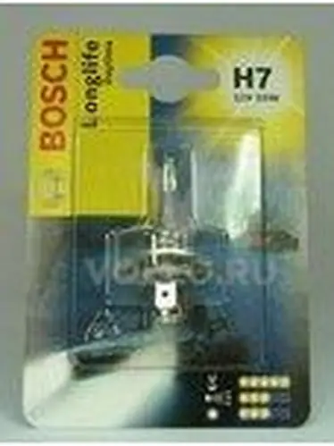 1987301057 bosch лампа h7 12v 55w longlife day(sb