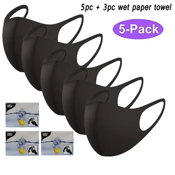 

Mascarilla Masque Washable Elastic Reusable Windproof Washable Anti-spitting Protective Fashion Mask Mascarillas Mondmasker