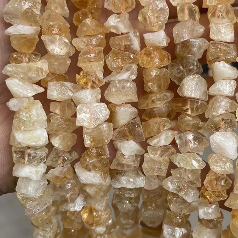 Natural Freeform Crude Raw Quartzs Spacer Beads For Jewelry Making DIY Accessorries Bead For Bracelet Rose Quartzs Amethysts