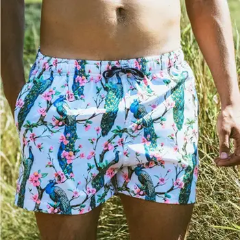 

Men's Floral Board Surf Beach Shorts Swim Sports Casual Trunks Pants Hawaiian