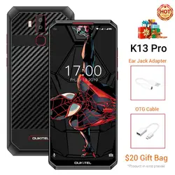 Мобильный телефон OUKITEL K13 Pro, Android 9,0, экран 6,41 дюйма 19,5: 9, MT6762, 4 Гб ОЗУ 64 Гб ПЗУ, 5 В/6 А, 11000 мАч, OTA NFC, смартфон со сканером отпечатков пальцев