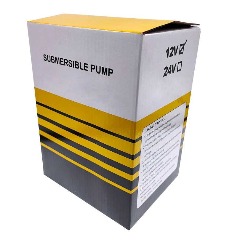 12V Submersible Water Pump Bilge Pump Mini Cabin Drainage Household Pumping circulation Electric bilge pump marine water pump