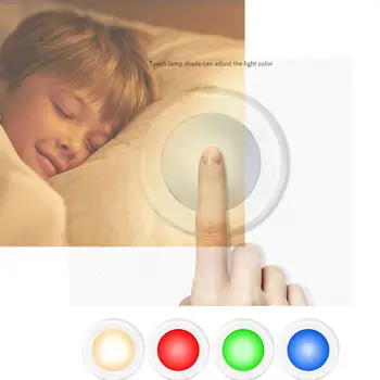 

16 Color Wireless Motion Sensor LED Under Cabinet Light Battery Powered Wardrobe Closet Smart Puck Lights Kitchen Cupboard Night