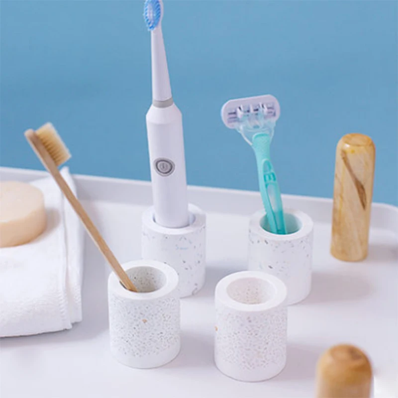 Toothbrush rack Silicone Mold Concrete Bathroom Toothbrush Holder Mold