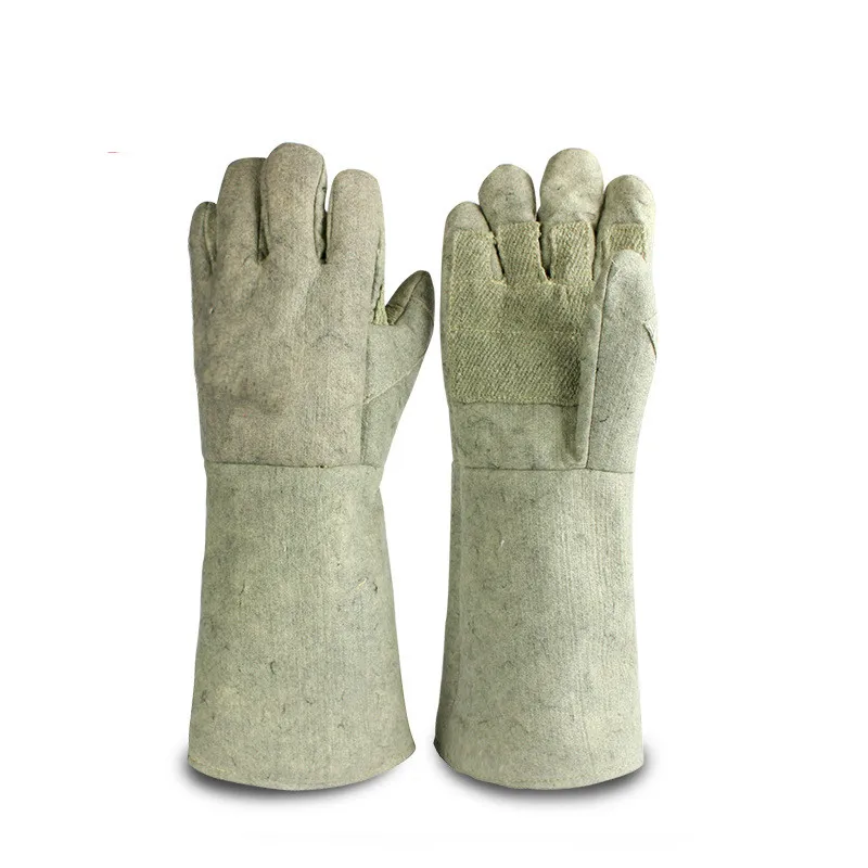 

Abg-5t-45 extended high temperature resistant gloves / heat insulation gloves / wear-resistant high temperature gloves