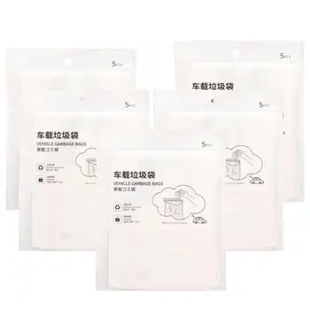 

30Pcs Paste Type Disposable Garbage Bag One-Time Use Hanging Rubbish Bag for Car Home Office
