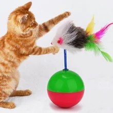 Новое поступление прочные игрушки для котов любимая меховая мышь стакан котенок кошка игрушки пластиковые игровые мячи для ловли кошек поставки