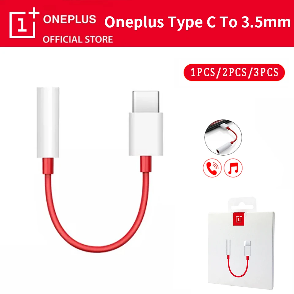 Оригинальный адаптер для наушников Oneplus 9pro 9 9r 8t 9RT Nord 8pro 8 7tpro 7t 7 Usb Type C на 3 5 мм Jack Audio