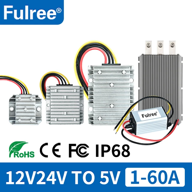 12V 24V to 5V 3A 5A 10A 15A 20A 25A 30A 40A 50A 60A DC DC