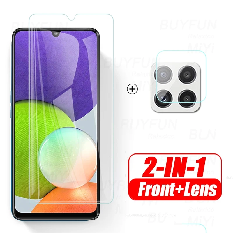 1To2 защитное стекло для объектива камеры Samsung Galaxy A22 4G Sumsung GalaxyA22 A 22 2021 SM-A225F/DS 6 4