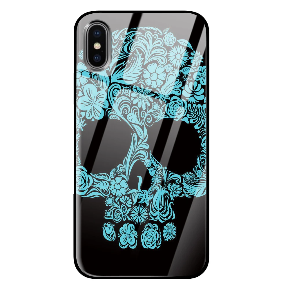 Классический логотип для закаленного стекла Marvel Роскошный чехол для iPhone 5 5S 6 6s 7 8 Plus X XS XR 11 Pro Max - Цвет: 7