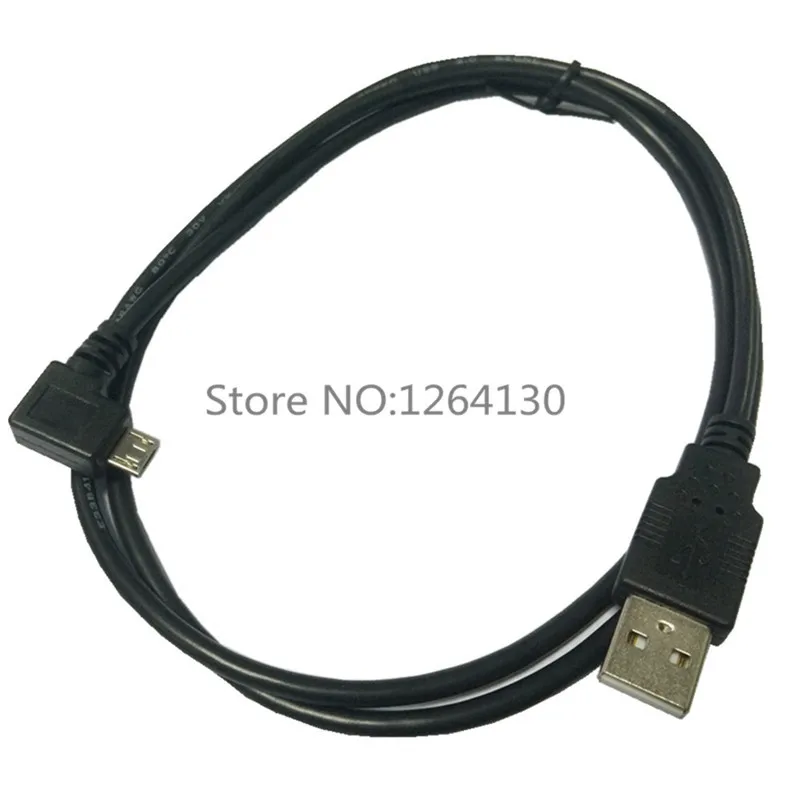 Левый Угловой 90 градусов Micro USB штекер к кабель для передачи данных телефонов Samsung
