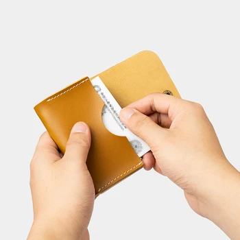 

Retro Multiple Colour Men Women Wallet Business Cow Leather Card Holder Hasp Wallet Credit Business Mini Card Wallet DH50KB