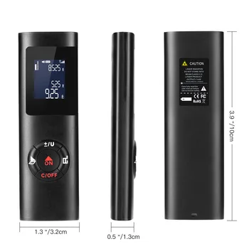

Handheld Portable 40M Mini Smart Digital Laser Rangefinder DistanceMeter USB Charging Distance Measuring Range Finder