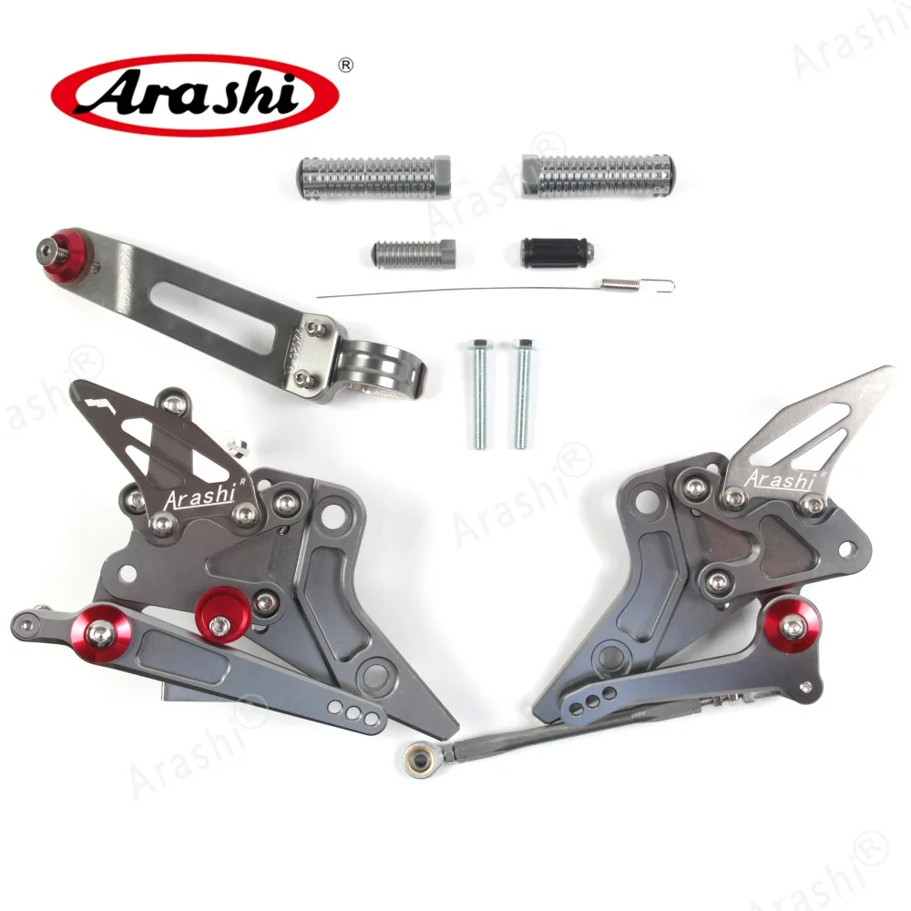 Arashi для KAWASAKI ZR800 ZR800-ABS 2013- ЧПУ Rearset регулируемая подножка подножки ZR 800 ABS 2013 Z800