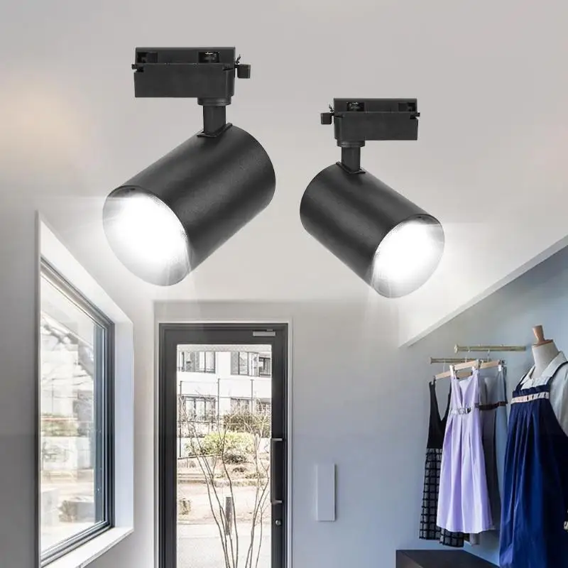 

2pcs COB Spot Lights 10W Nordic Rail Track Ceiling Lamps Natural Light