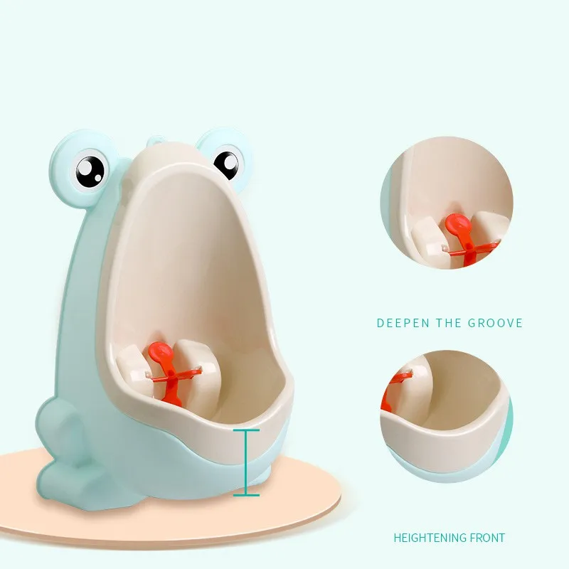 MOTOHOOD  Potty Toilet Urinal Pee Trainer Wall-Mounted Toilet Pee Trainer Children Baby Boy Bathroom Frog Urinal Kids Boys toile (9)