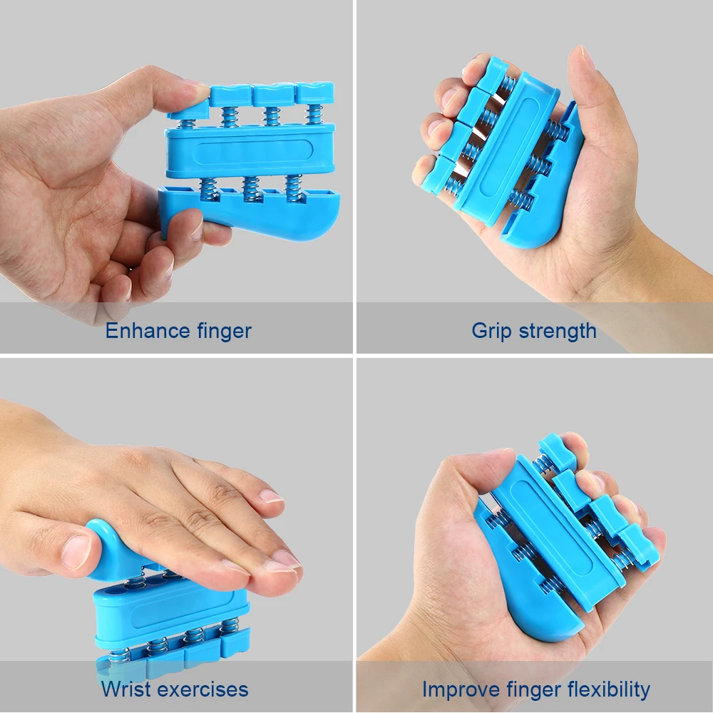 tomshoo Multifunction Hand Grip Wrist Strengthener Finger Stretcher Ball+2 Strengthener Rings Set For Hand And Finger Exercise