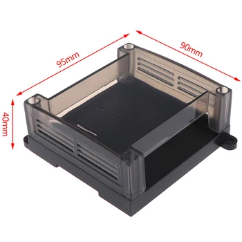

Transparent Plastic PLC Industrial Control Box Panel PLC Enclousure Case DIY PCB Shell