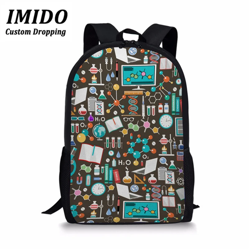 IMIDO, химический рюкзак для мальчиков-подростков, школьная Детская сумка с принтом, школьный рюкзак для мальчиков, школьный рюкзак, ортопедический рюкзак для мальчиков, Детская сумка