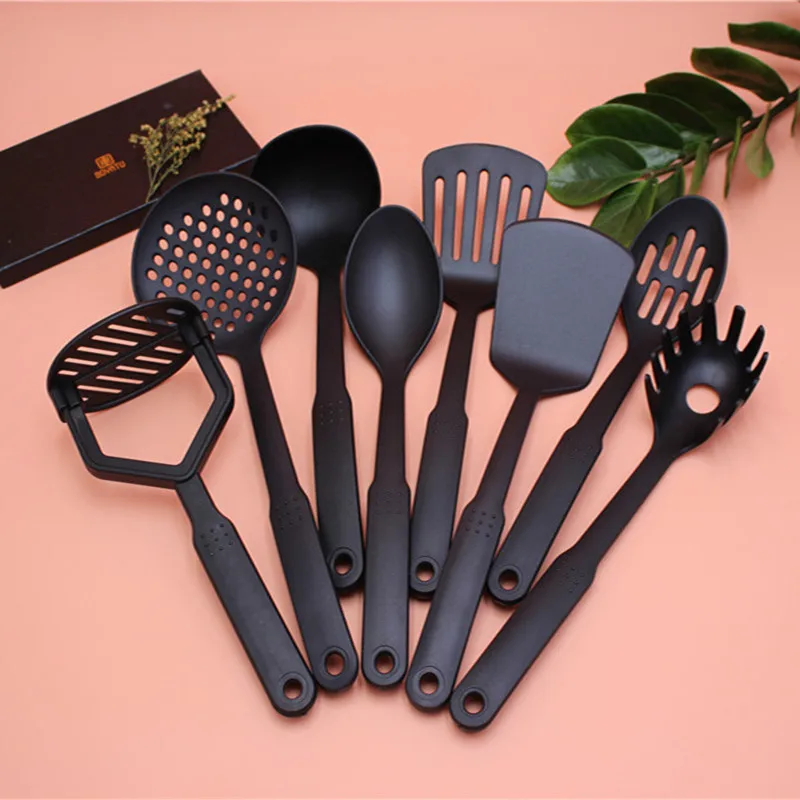 

Kitchen Gadgets Cooking Tools Kitchen Supplies 8pcs Nylon Kitchenware Set WITH Eight Function Cooking Tools Set Good Kitchen