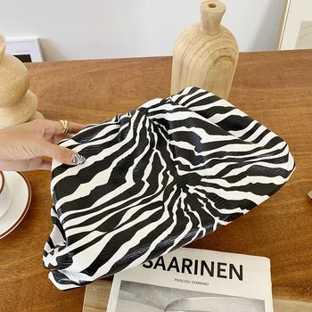 

2020 New arrival luxury brand style Zebra pattern designer bag women shoulder bags chain pouch female handbag genuine leather