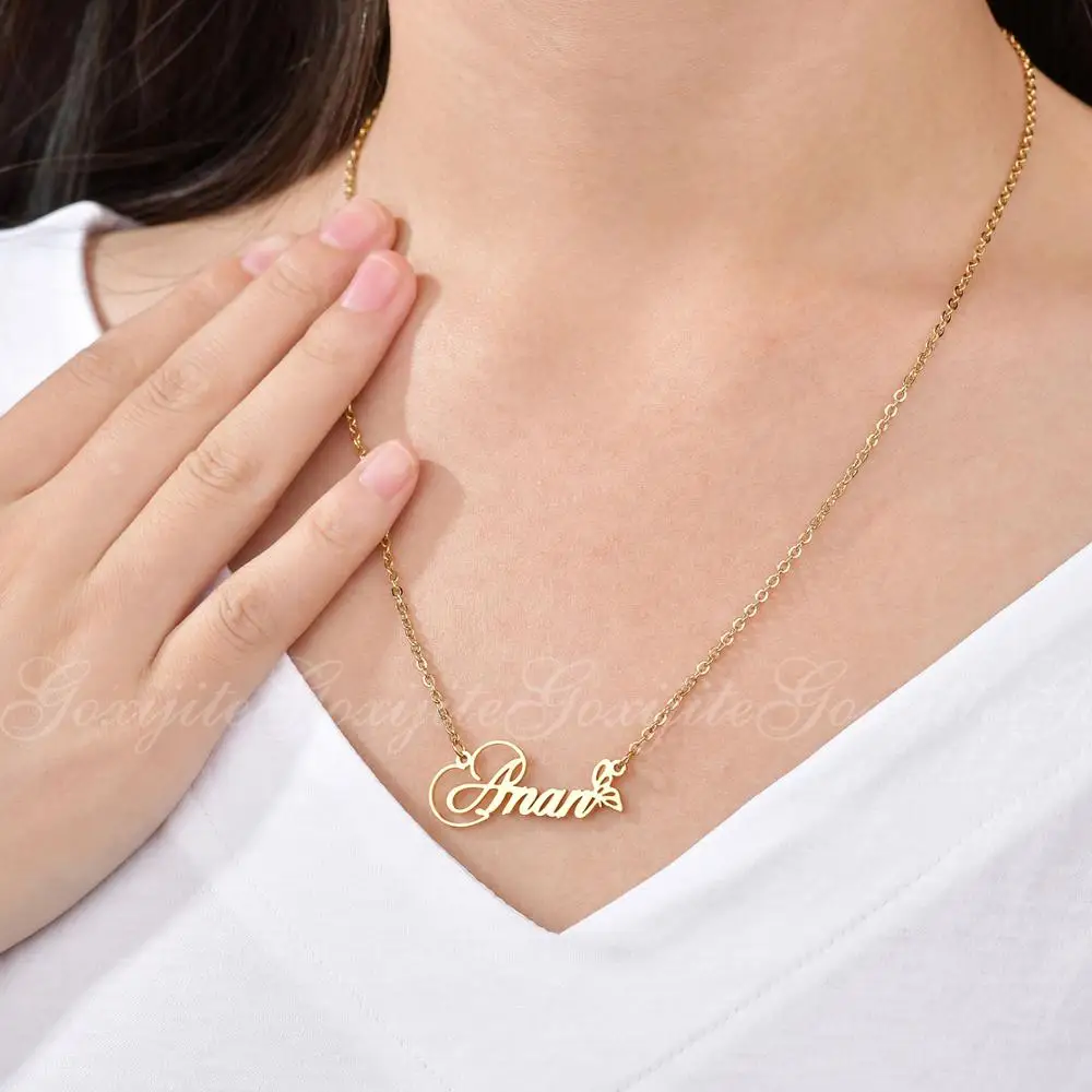 Goxijite Personalized Name Pendant 