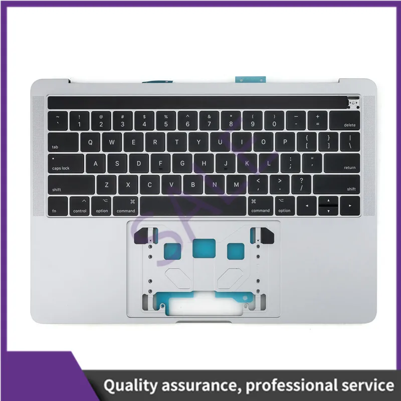 Клавиатура США Великобритания испанская Германия с topcase год для Macbook Pro 13 ''retina A1706 клавиатура топ чехол серый/серебристый