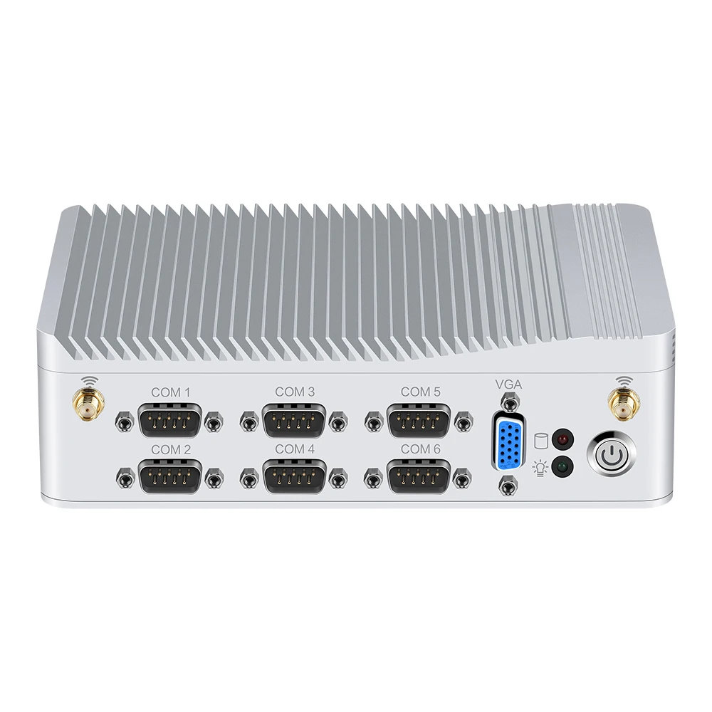 Intel Celeron J1900 Mini PC Quad núcleos 6*6 * RS232 8 * USB 2 * LAN HDMI VGA WiFi 4G LTE sin venti