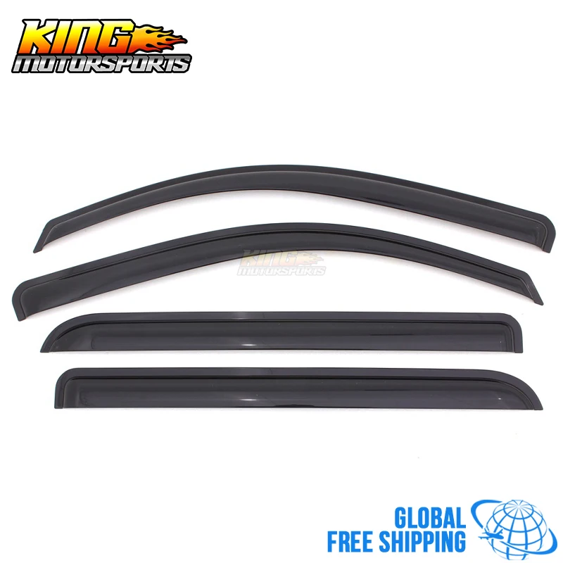 Подходит для 97-17 Ford Expedition 98-17 Lincoln Navigator акриловые оконные козырьки 4 шт. набор Global