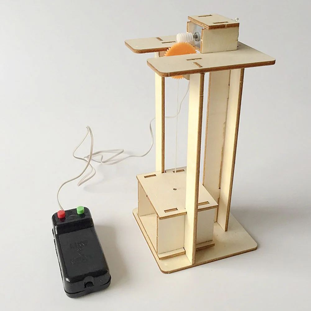 Студенческие Обучающие приспособления DIY лифт ручной работы обучающая игрушка Лифт модель комплект научная модель для эксперимента дети