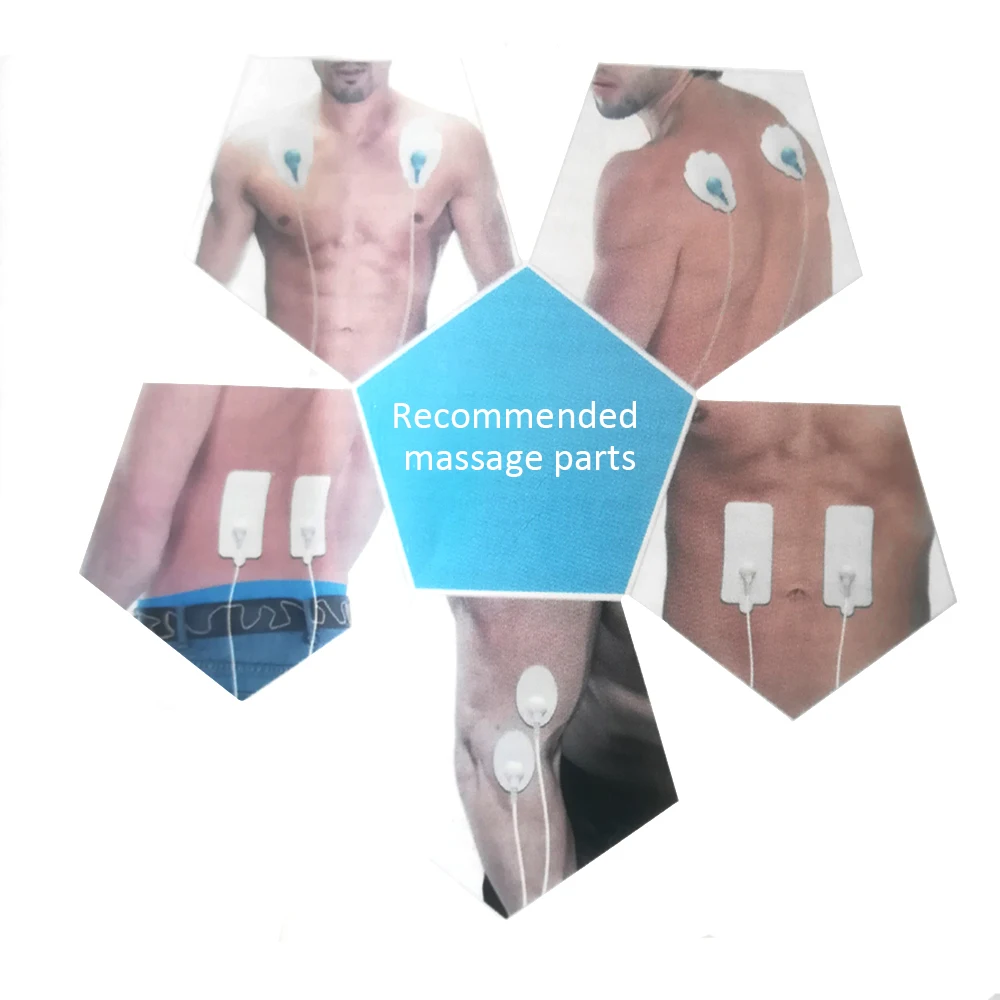 Carevas MH-1080 Rechargeable Electric Pain Relief Machine Portable Pulse Massager Muscle Stimulator Therapy Pain Management