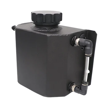 

Car Fuel Tanks Universal 1L Aluminum Alloy Oil Catch Can Tank Reservoir 1000ML Automobile Accessory