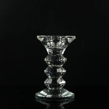 

Shinning Bar Coffee Shop Home Decorations Candlestick Wedding Idea K9 Crystal Candle Holder Table Centerpieces