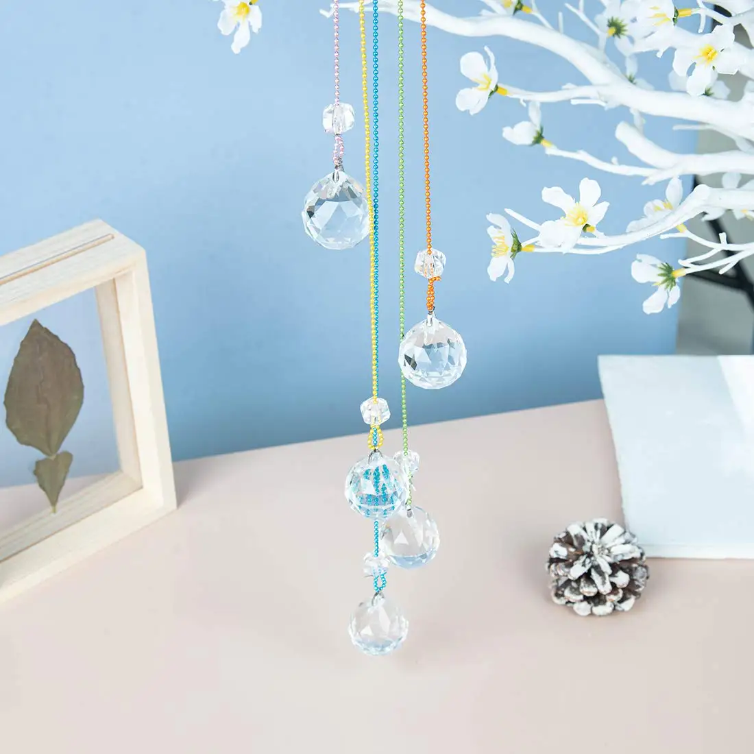 Висячие кристаллы Suncatcher Радужный кристалл орнамент хрустальный шар Призма