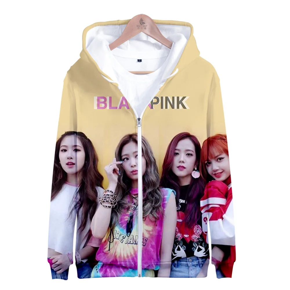 jaket hoodie blackpink