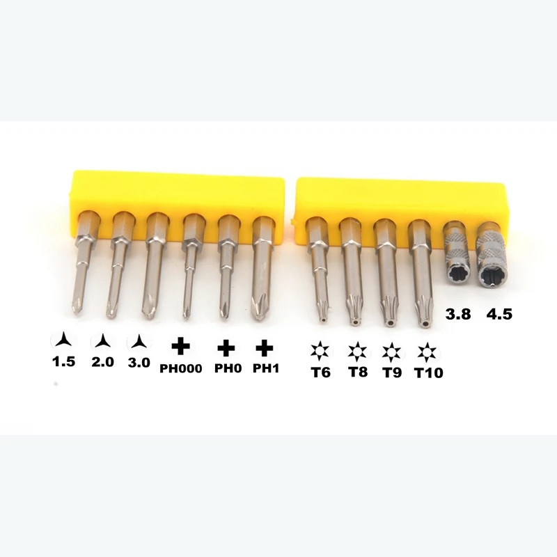 Precision screwdriver Bit set H4mm Y1.5/3.0 T6H T8H T9H T10H for
