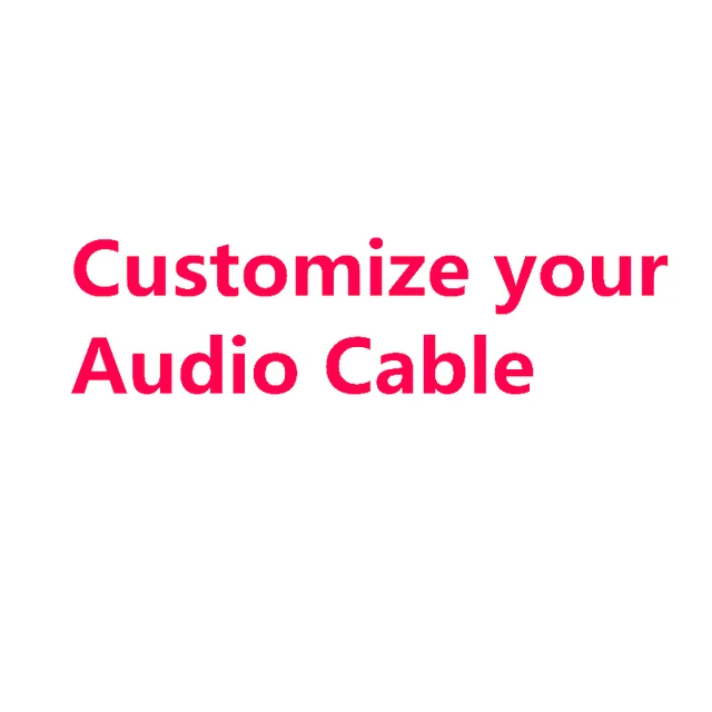 $90 Customize your Audio speaker cable power cable RCA cable XLR cable USB cable
