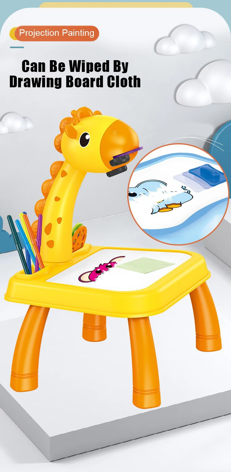 Kids Drawing Projector Table Board - 1LoveBaby